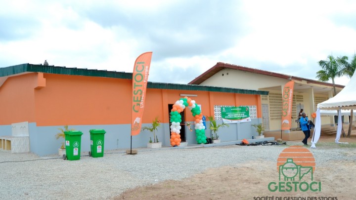 Education: GESTOCI equips the primary school of Aboua Kouassikro (Yamoussoukro) with a school canteen